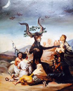 Voir le détail de cette oeuvre:  Copie des sorcières de Goya 